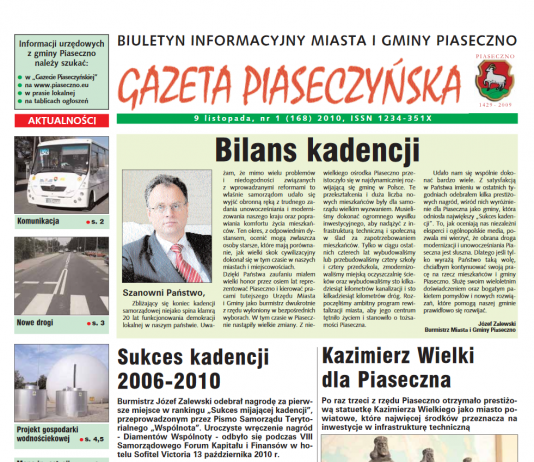 Gazeta Piaseczyńska 2010