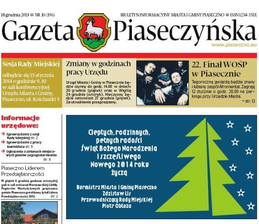 Gazeta Piaseczyńska 10/2013