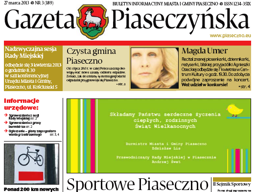 Gazeta Piaseczyńska 3/2013