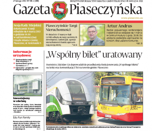 Gazeta Piaseczyńska 2/2013