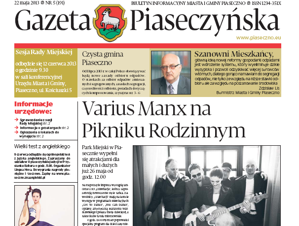 Gazeta Piaseczyńska 5/2013
