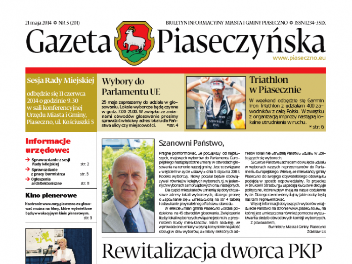 Gazeta Piaseczyńska 5/2014