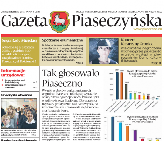 Gazeta Piaseczyńska 8/2015