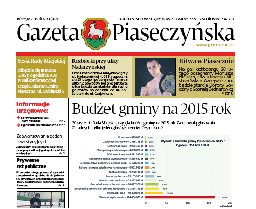 Gazeta Piaseczyńska 1/2015