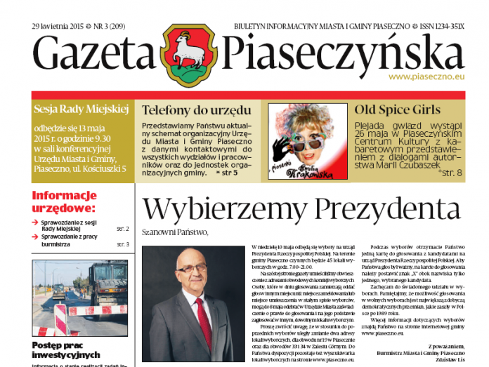Gazeta Piaseczyńska 3/2015