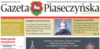 Gazeta piaseczyńska nr 7/2016