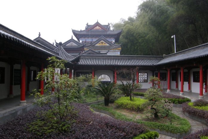 Klasztor buddyjski w Huangmei
