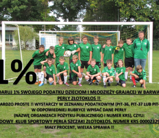 1% dla młodych piłkarzy