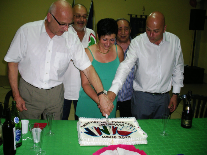 Od lewej: Burmistrz Piaseczna Zdzisław Lis, Wiceburmistrz La Calmette Colette Cazalet-Vandange, Burmistrz Chitignano Marcello Biagini. Foto: Łukasz Wyleziński.