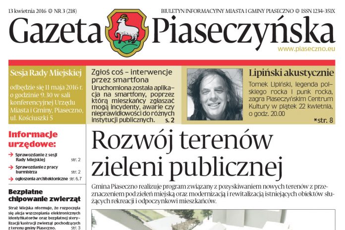 Gazeta piaseczyńska 3/2016