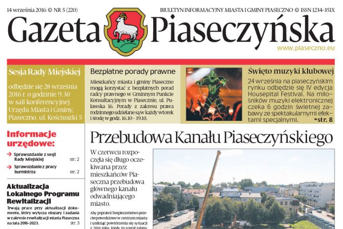Gazeta piaseczyńska 5/2016