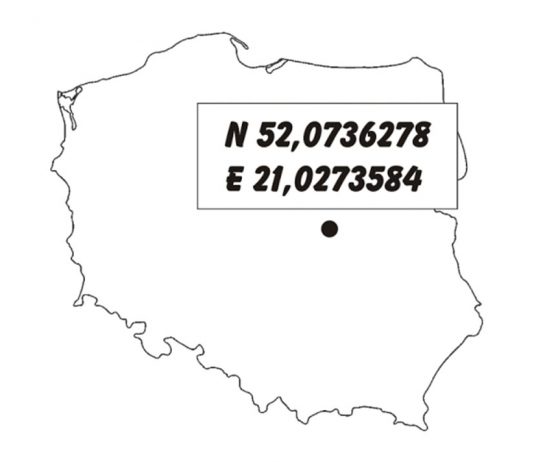 Współrzędne geograficzne Gminy Piaseczno