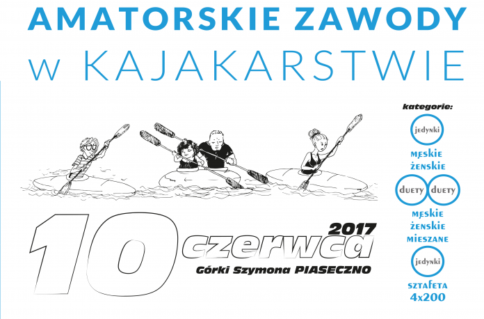 zawody w kajakarstwie - baner