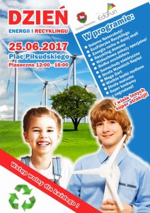 Plakat Dzień Energii i Recyklingu Piaseczno