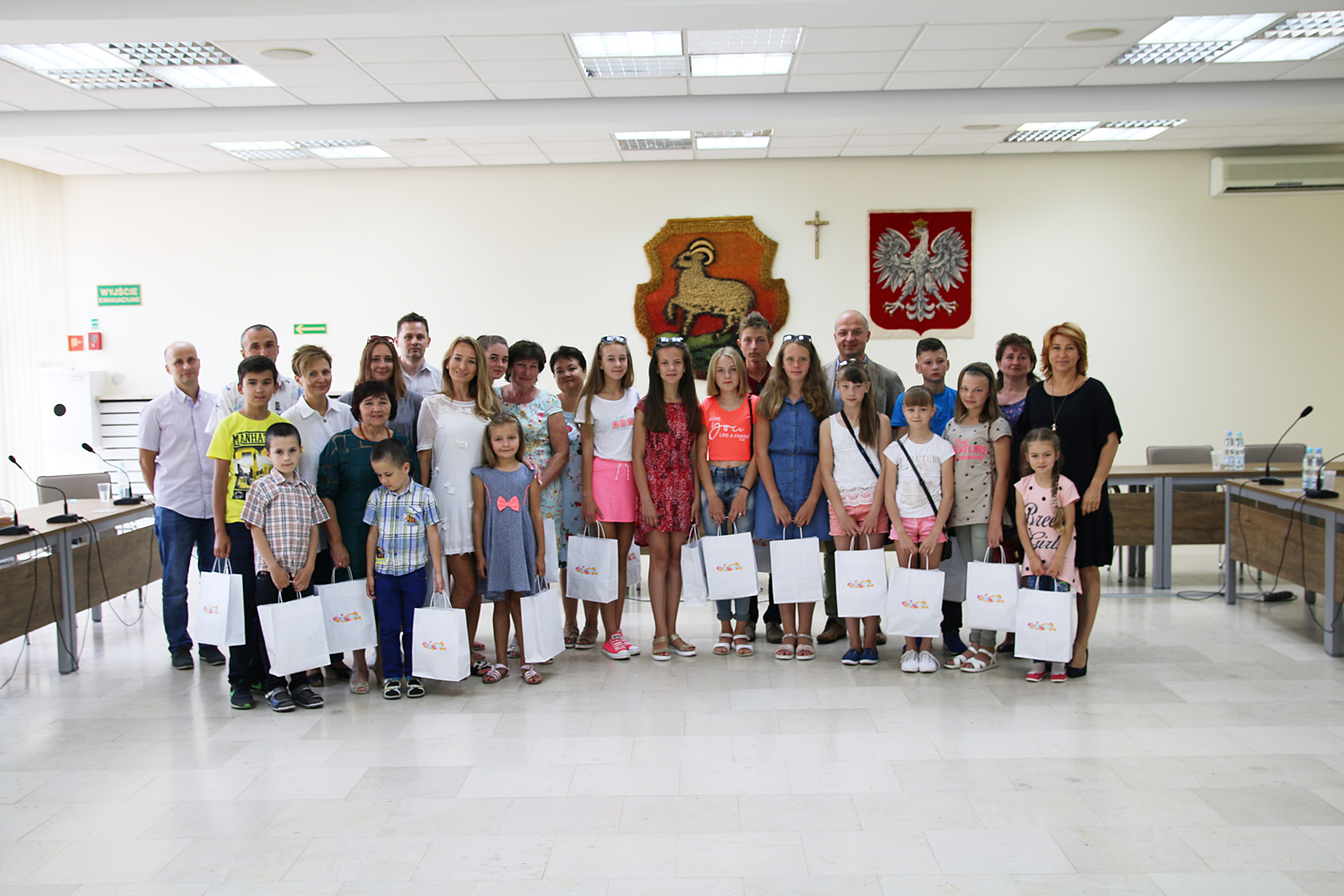 dzieci z Ukrainy w urzędzie