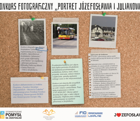 konkurs fotograficzny Portret Józefosławia i Julianowa