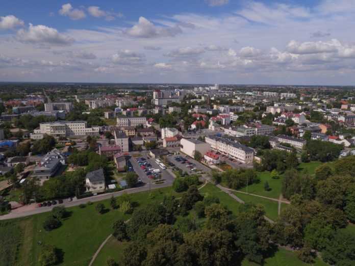 Widok z góry na Piaseczno