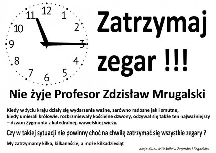 Piaseczno zatrzyma czas zatrzymaj zegar