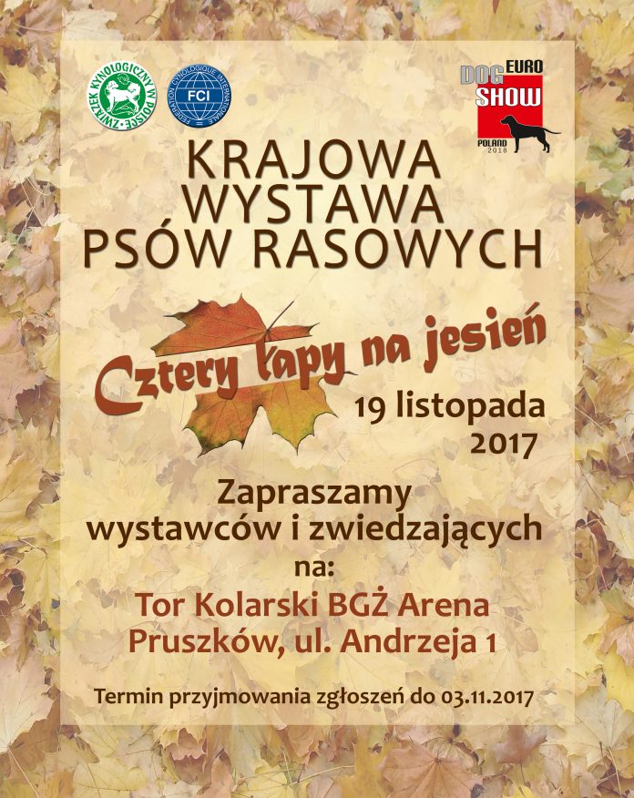 Wystawa psów rasowych Wystawa psów - plakat