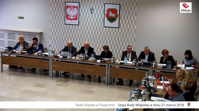 XLV sesja Rady Miejskiej w Piasecznie - transmisja na żywo