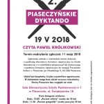 dyktando plakat