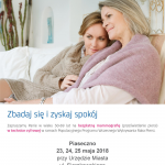 Bezpłatne badania mammograficzne w Piasecznie - maj 2018