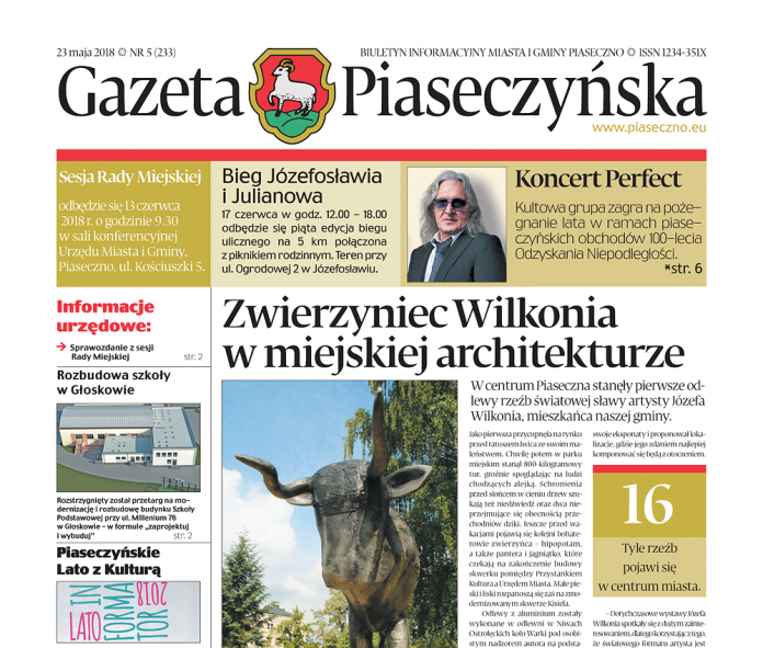 Gazeta Piaseczyńska nr 5/2018 Gazeta Piaseczyńska nr 5/2018