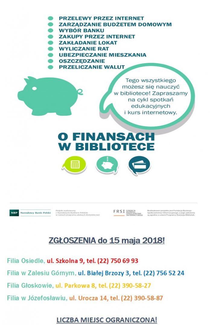 O finansach w bibliotece o finansach w bibliotece