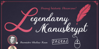 Zagraj w grę Legendarny Manuskrypt i poznaj historię Piaseczna