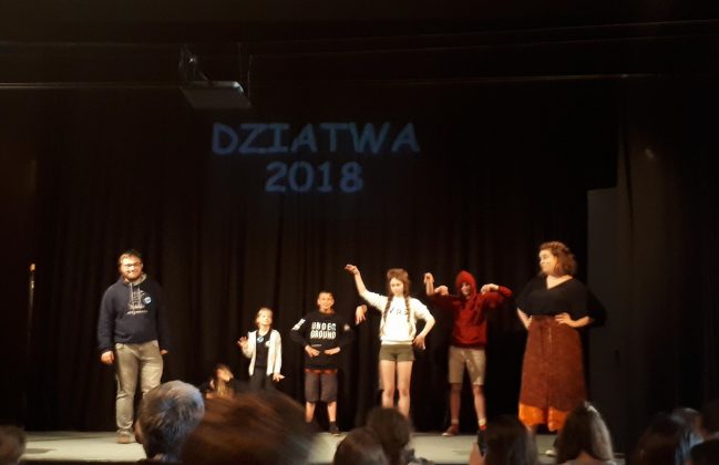 Wyróżnienie teatru ETNA z Piaseczna na Festiwalu DZIATWA