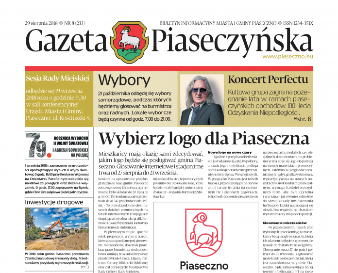 Gazeta Piaseczyńska nr 8/2018