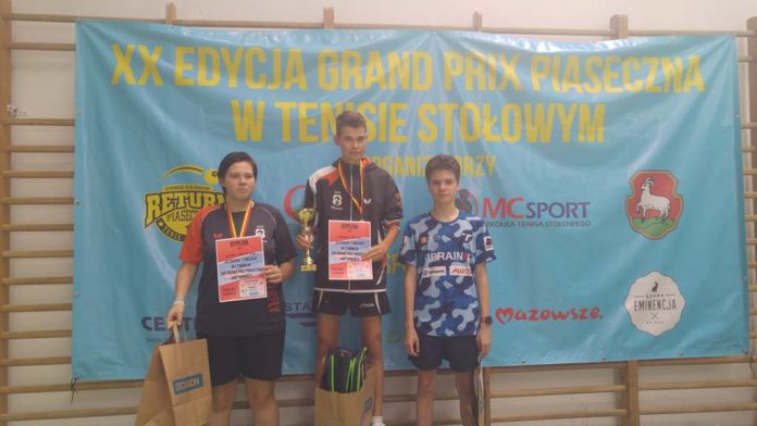 Relacja z pierwszego Grand Prix Piaseczna w tenisie stołowym w nowej edycji