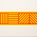 Sol LeWitt, 2004, _Lines in Four Direktions in Color_, linoryt, 25 x 48 cm, dzięki uprzejmości galerii Lescer