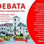Debata kandydatów na burmistrza Piaseczna
