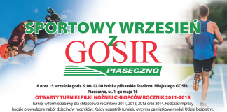 Sportowy wrzesień z GOSiR Piaseczno 2018