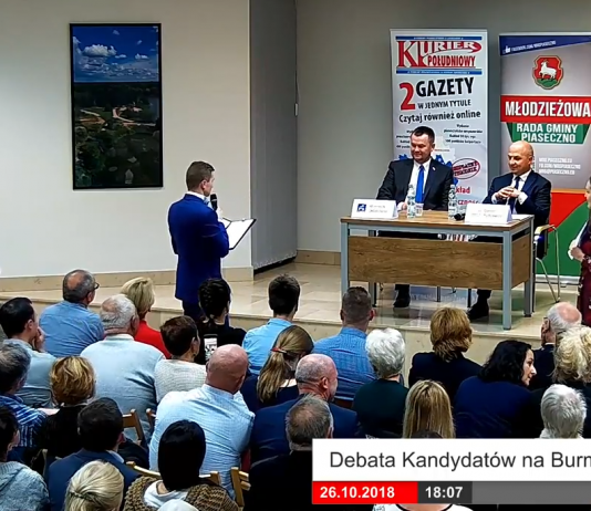 Debata kandydatów na burmistrza Piaseczna – II tura