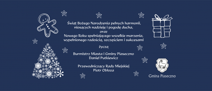 Życzenia Świąteczne życzenia od Burmistrza i Przewodniczącego