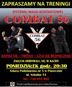 Plakat Combat 56 sekcja Piaseczno