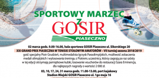 Sportowy marzec z GOSiR Piaseczno