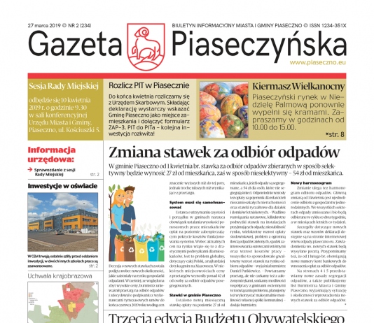 Gazeta Piaseczyńska nr 2/2019