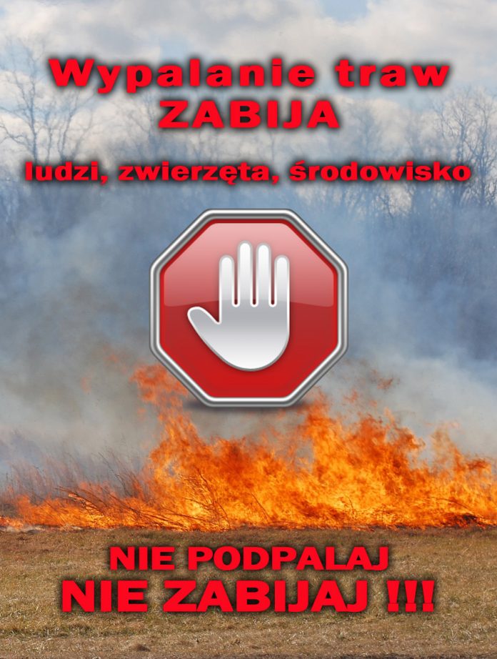 NIE dla wypalania traw NIE dla wypalania traw