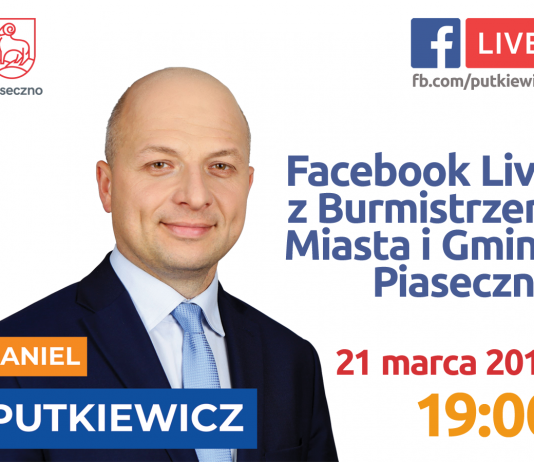Facebook Live z Burmistrzem