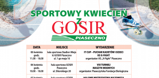 Sportowy kwiecień z GOSiR Piaseczno