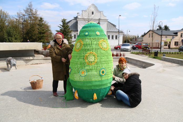 Wielkanocna ozdoba wielkanocne jajo