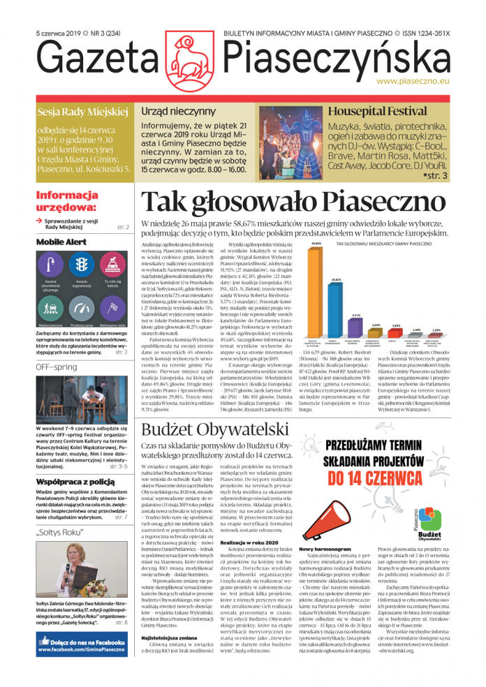 Gazeta Piaseczyńska nr 3/2019 Gazeta Piaseczyńska nr 3/2019