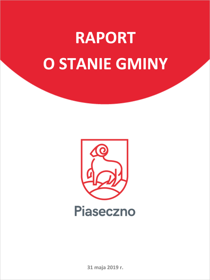 Raport o stanie Gminy Piaseczno w roku 2018 Ilustracja Raport o stanie Gminy Piaseczno w roku 2018
