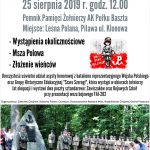 75. rocznica walk powstańczych w lasach Chojnowskich oraz pacyfikacji wsi Chojnów