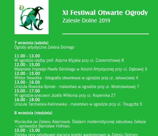 Festiwal Otwarte Ogrody w Zalesiu Dolnym