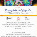 plakat żegnaj lato witaj szkoło