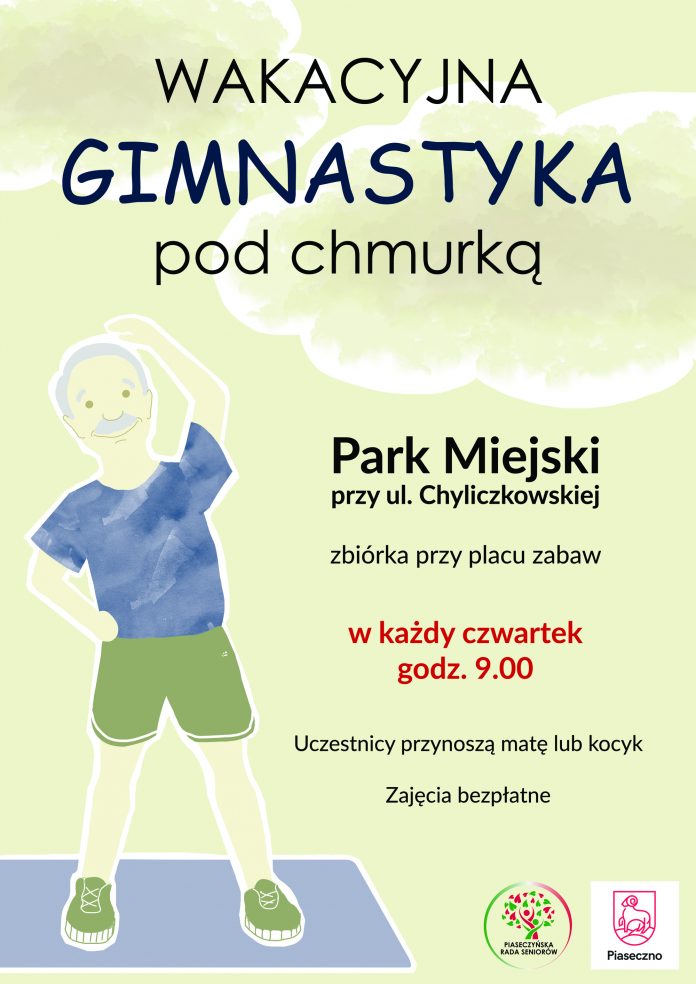 Wakacyjna gimnastyka pod chmurką Wakacyjna gimnastyka pod chmurką